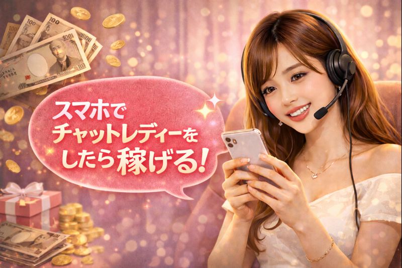 即日報酬チャットレディ求人！月5～15万円ほど安定して稼ぐ